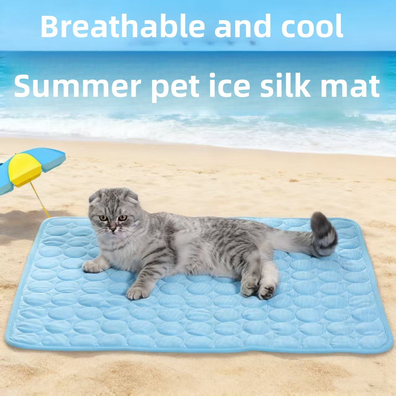 Summer Pet Cooling Pad Ice Silk Mat