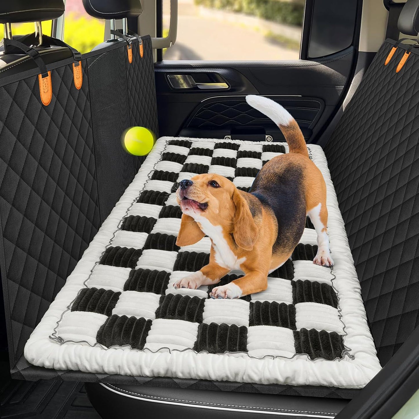 Plush Checkerboard Pet Dog Mat