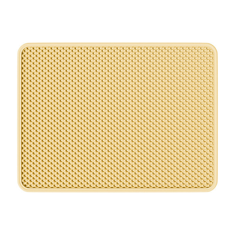 Double Layer Pet Litter Mat with Anti-Splash Design