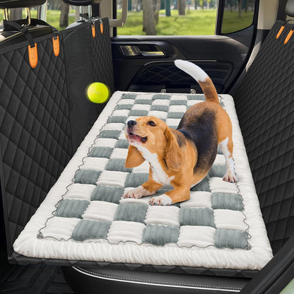 Plush Checkerboard Pet Dog Mat