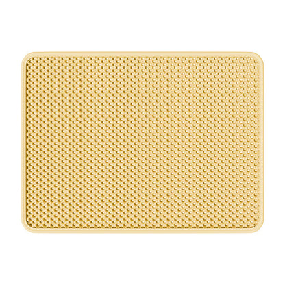 Double Layer Pet Litter Mat with Anti-Splash Design