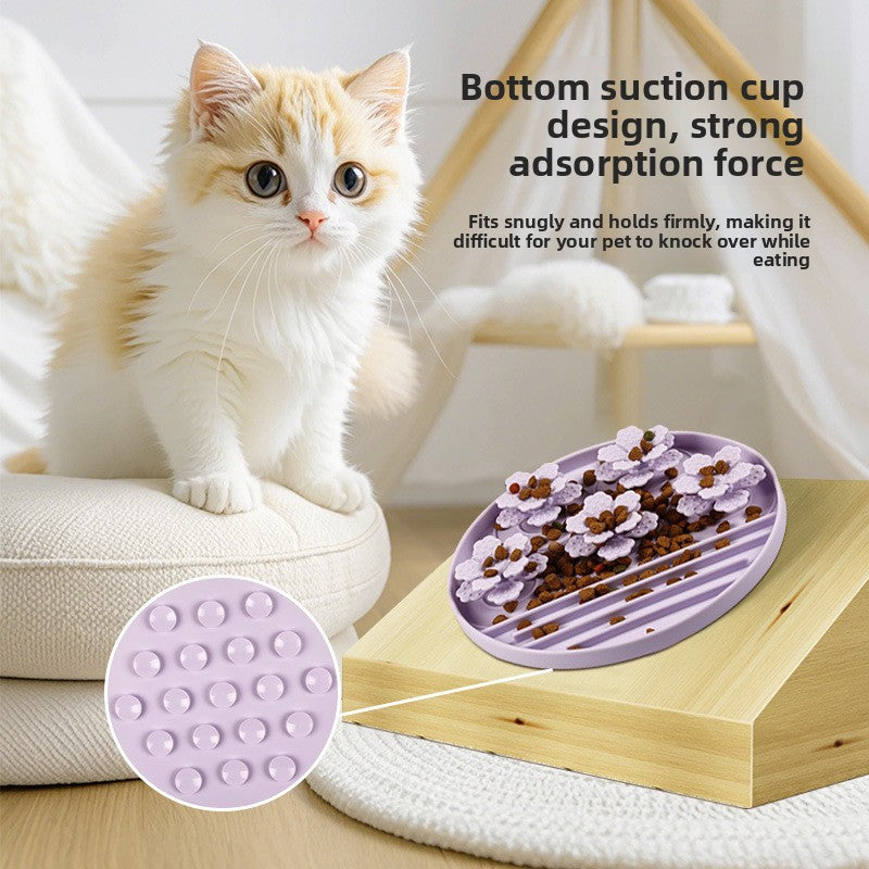 Silicone Pet Slow Feeder Bowl