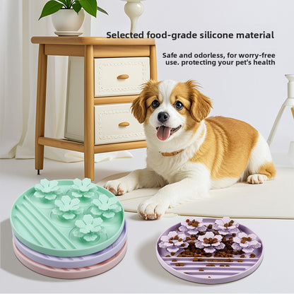 Silicone Pet Slow Feeder Bowl